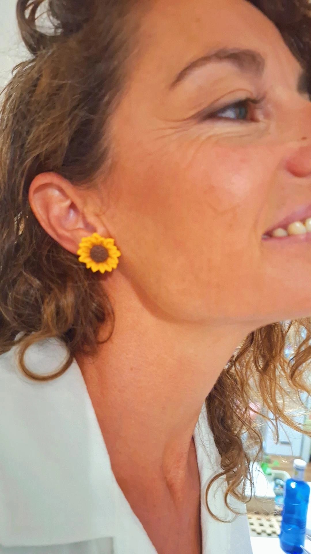 Girasoles_pendientes_artesanales_ligeros_nueva_coleccion_Invierno_Sanzu_artesania_diseños_con_caracter_arcilla_polimerica