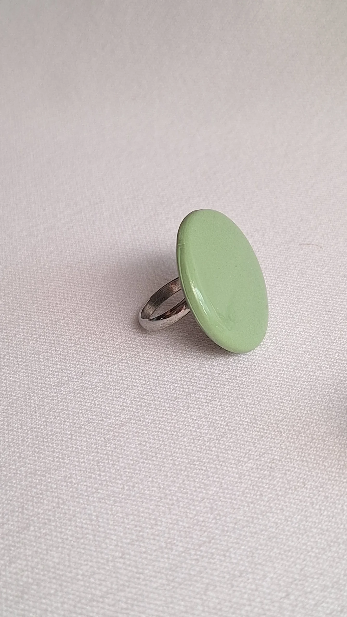 Anillo Maxi Verde Claro - Imagen 2