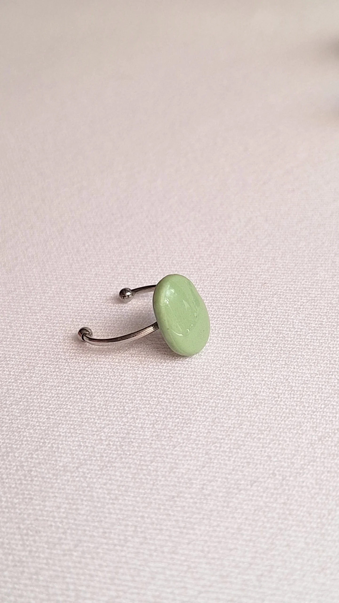 Anillo Mini Verde Claro - Imagen 3