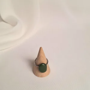 Anillo Mini Verde Oscuro