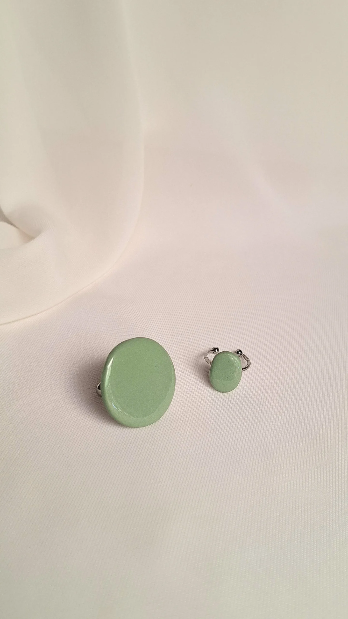 Anillo Maxi Verde Claro - Imagen 3