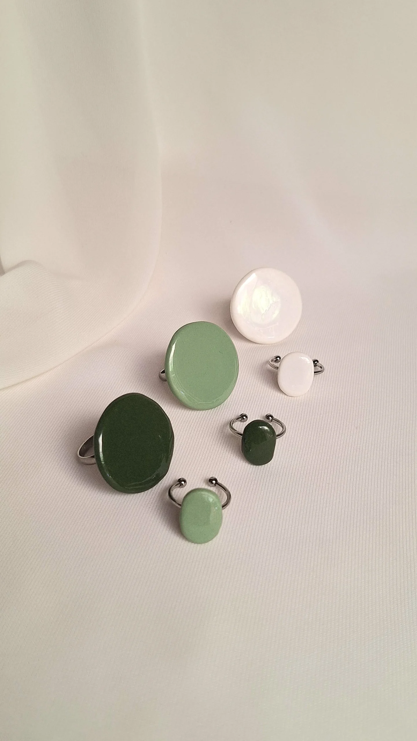 Anillo Mini Verde Oscuro - Imagen 3